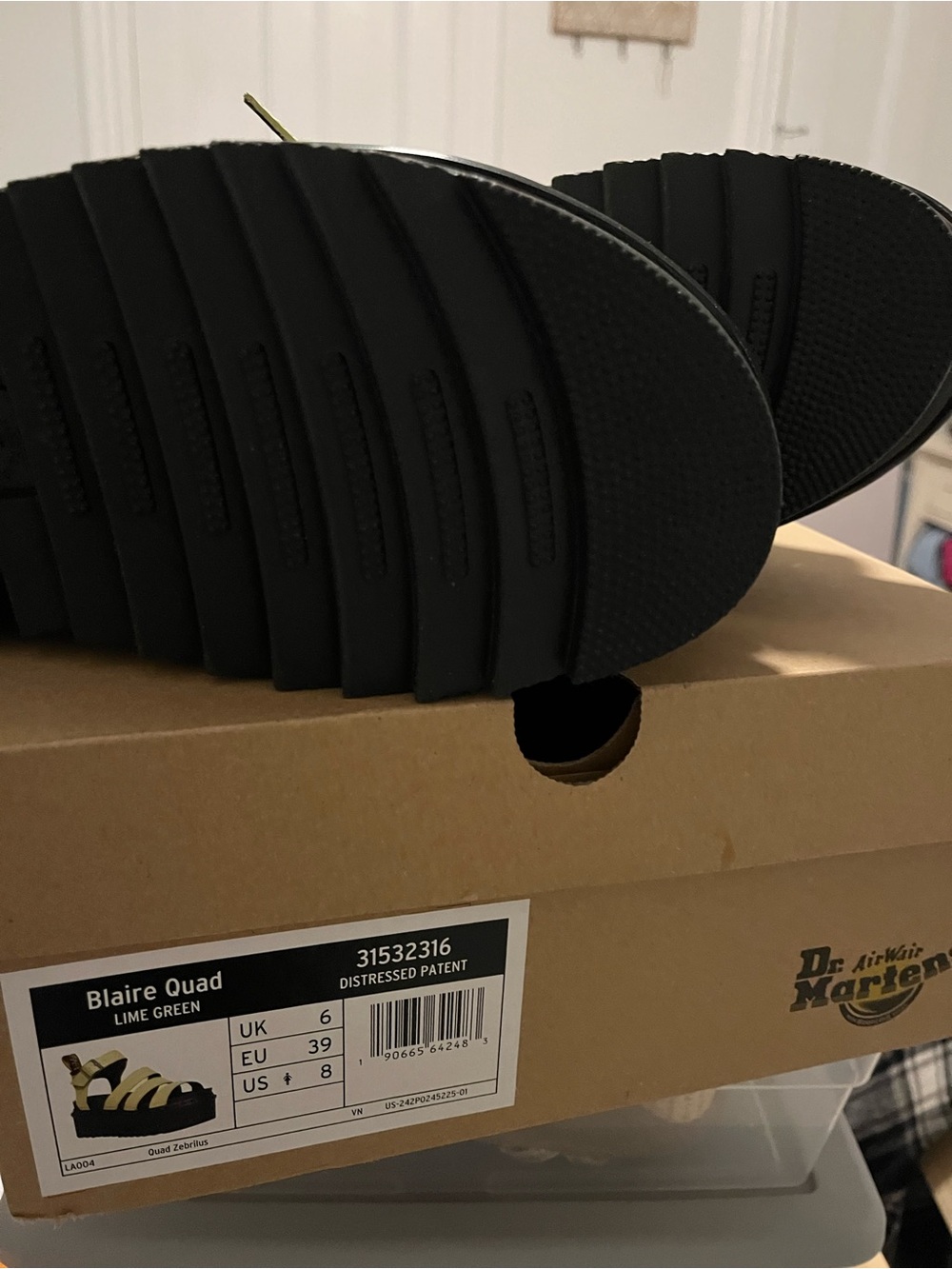 New Dr. Martens Blaire Quad Platform Sandals size 8 - Picture 4 of 8
